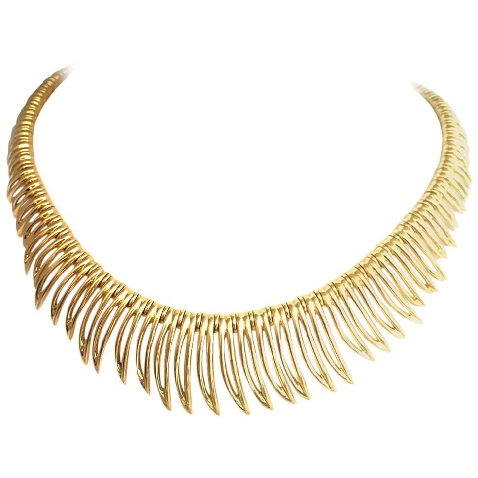 Mauboussin Gold Fringe Necklace