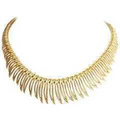 Mauboussin Gold Fringe Necklace 6