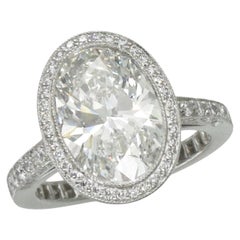 Tiffany & Co. Oval GIA Diamond Engagement