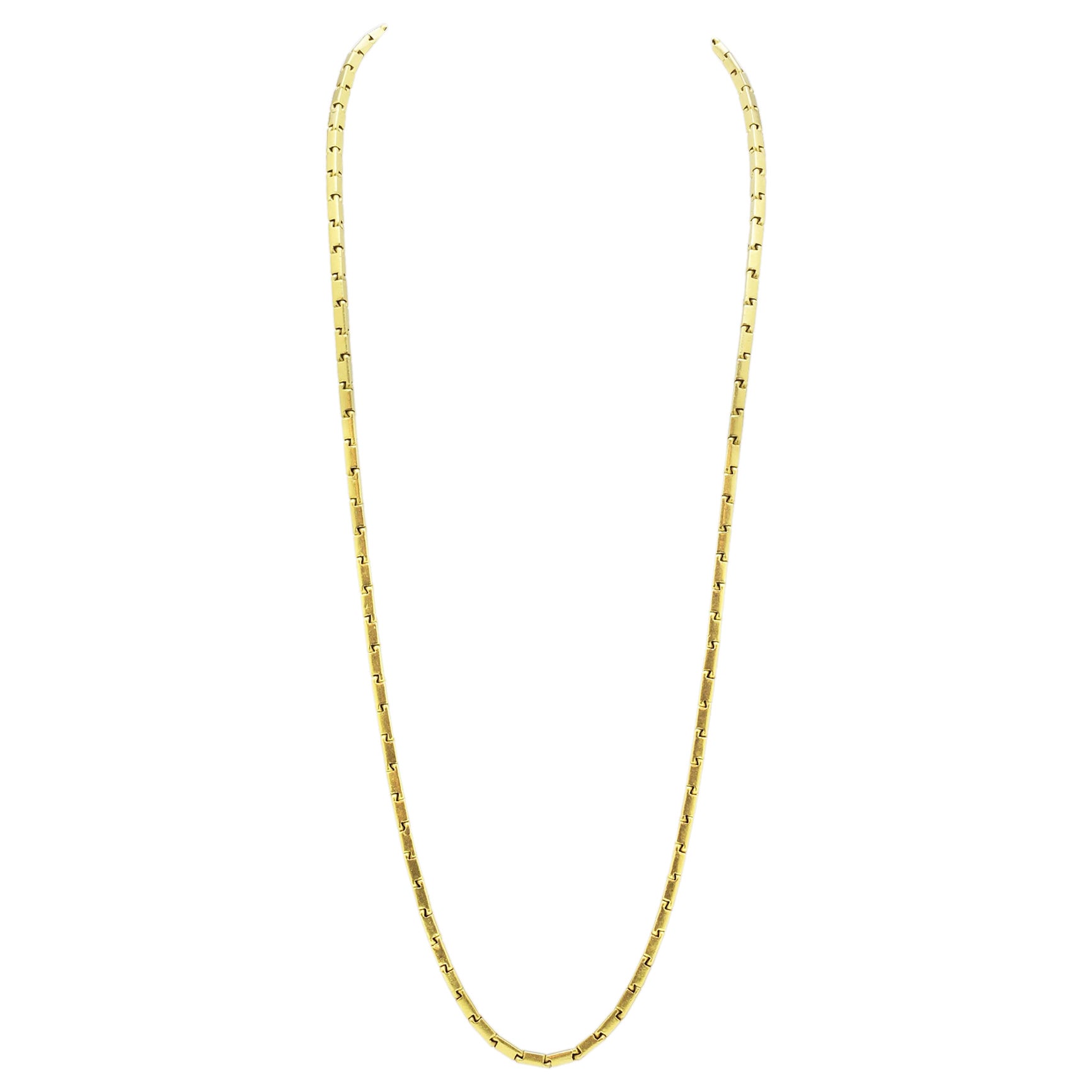 Buy Thai Gold JewelryChain Link 23k 24k Thai Baht Yellow Gold Plated Filled  Snake Necklace Jewelry Women, Men's, 26 inch 30 Grams 4 MM Online at  desertcartINDIA