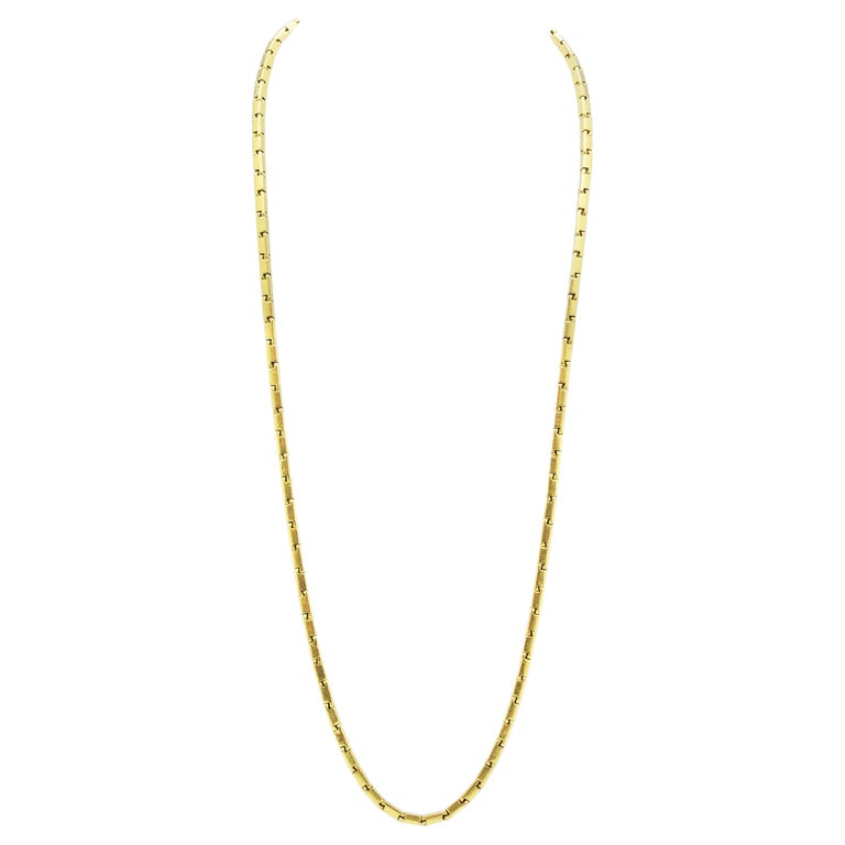 Classic 24 Karat Gold Thai 'Baht' Necklace For Sale at 1stDibs | thai gold  24k, gold thai necklace, 24 karat gold chain