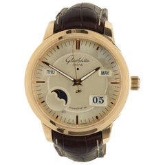 Senator Perpetual Calendar, Glashutte 18 Karat Gelbgold