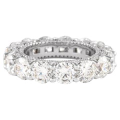 Alexander 8.35ct Diamond Eternity Band with Pave 18k White Gold