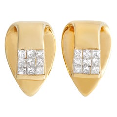 LB Exclusive 14K Yellow Gold 0.25 ct Diamond Earrings