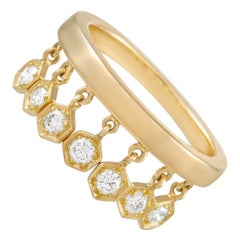 Piaget, Diamantring aus 18 Karat Gelbgold mit 0,30 Karat