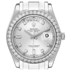 Rolex Day-Date Masterpiece Special Edition Platinum Diamond Mens Watch 18946