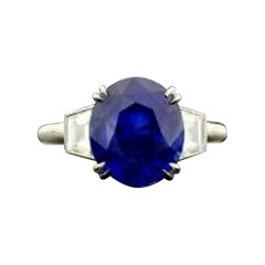 Platinum Three-Stone Rings