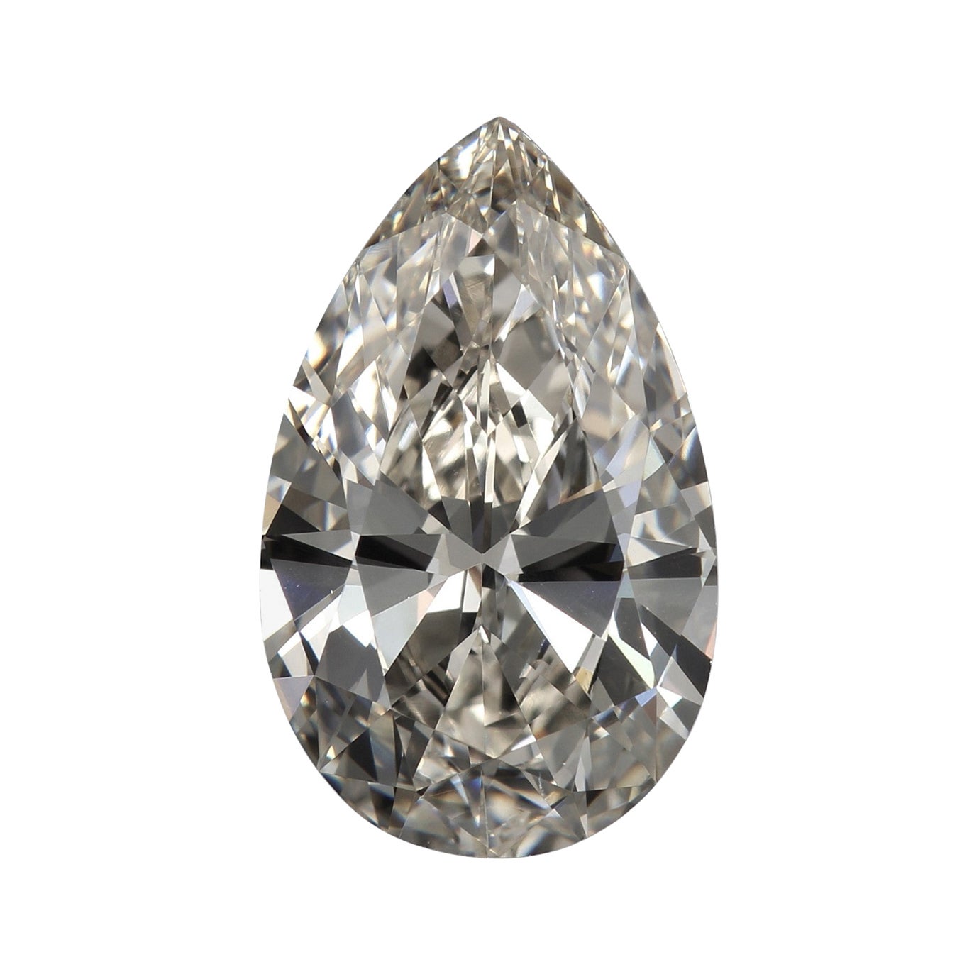 Alexander GIA Certified 5.16 Carat J VS2 Pear Cut Diamond