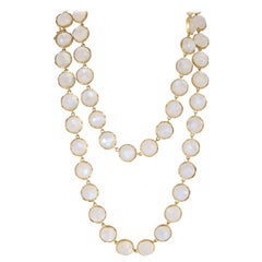 Irene Neuwirth Moonstone Fashion Necklace in 18k Yellow Gold