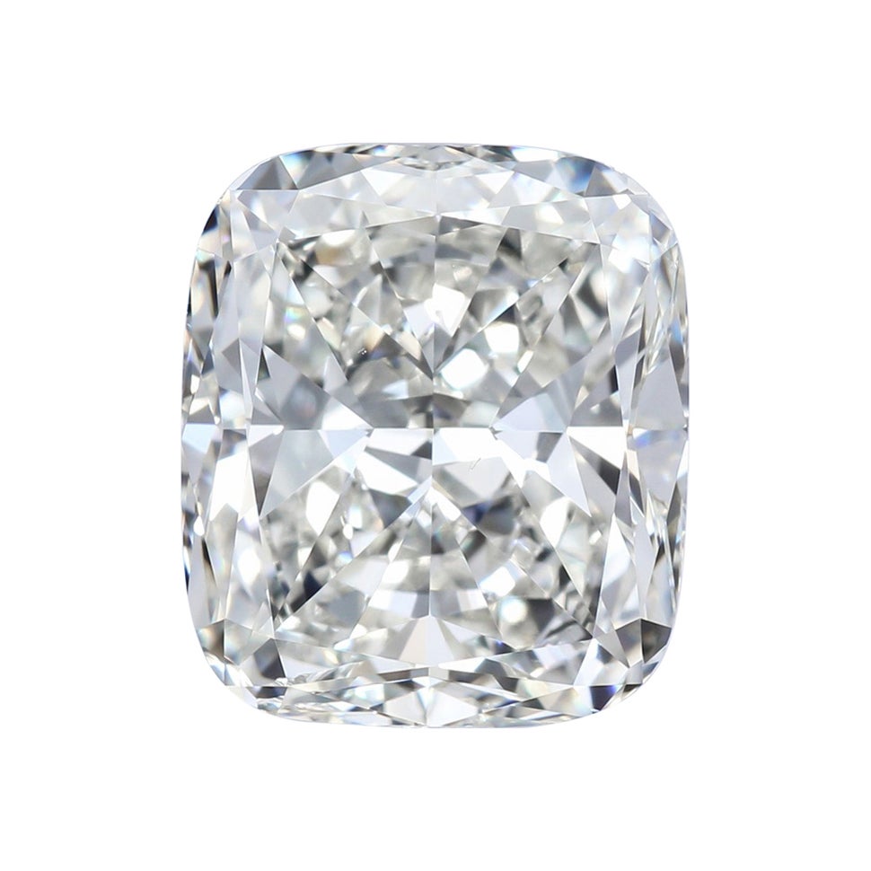 Alexander GIA Certified 5.02 Carat J VS2 Cushion Cut Diamond