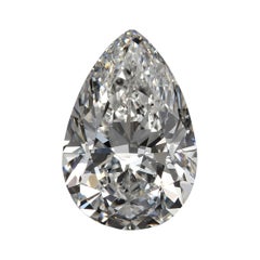 Alexander GIA Certified 5.02 Carat E VS2 Pear Diamond