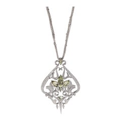 Stephen Webster Zultanite Diamond Necklace in 18K White Gold 6.13 CTW