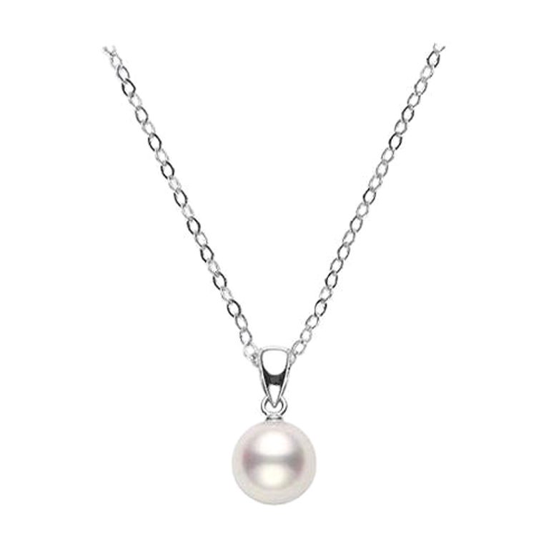 Mikimoto Akoya Cultured Pearl Pendent PPS803W