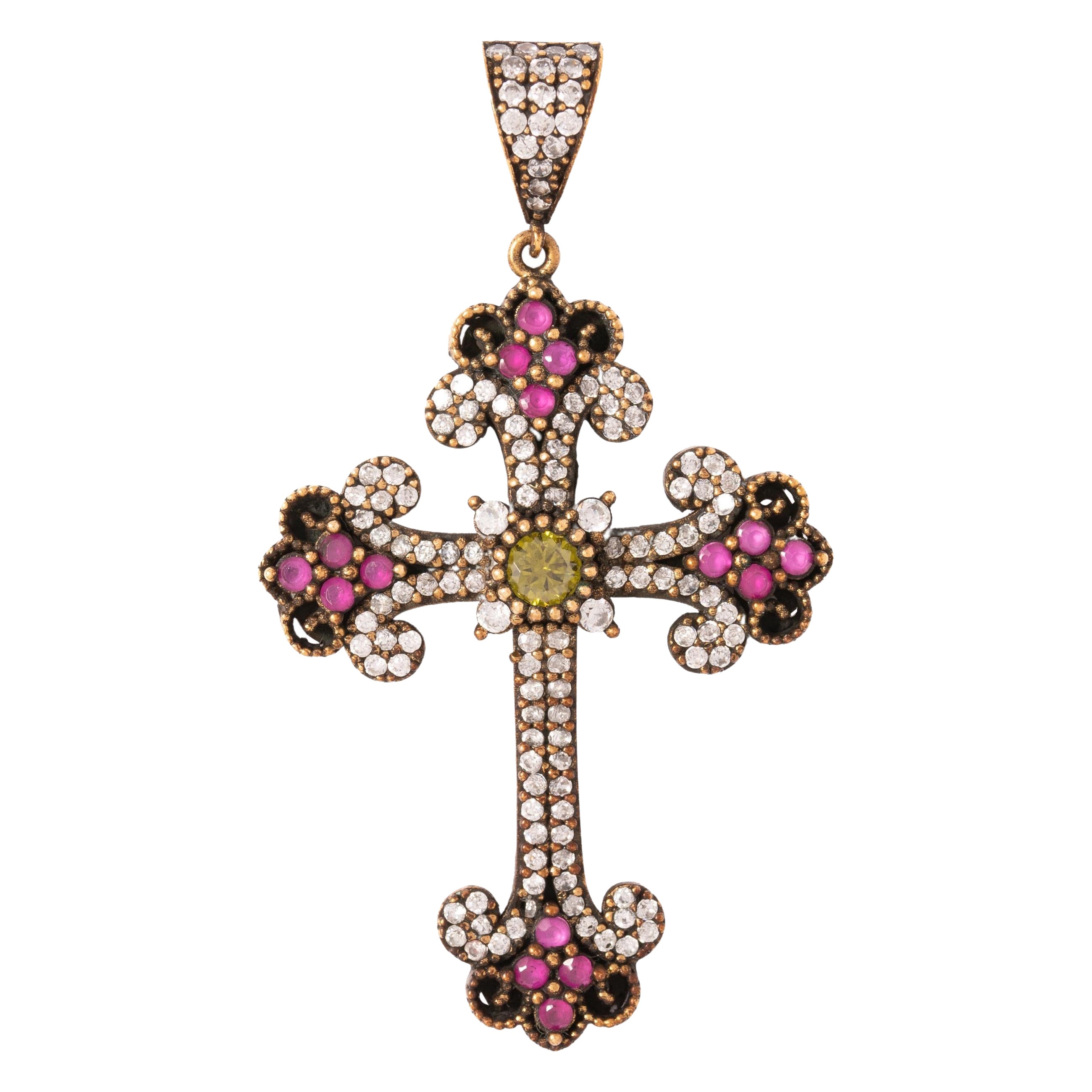 Wichtiger Diamant-Kreuz-Anhänger