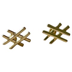 Paloma Picasso 18 K yellow Gold earstuds