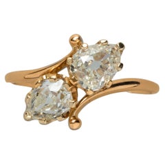Anello Toi et Moi in oro e diamanti