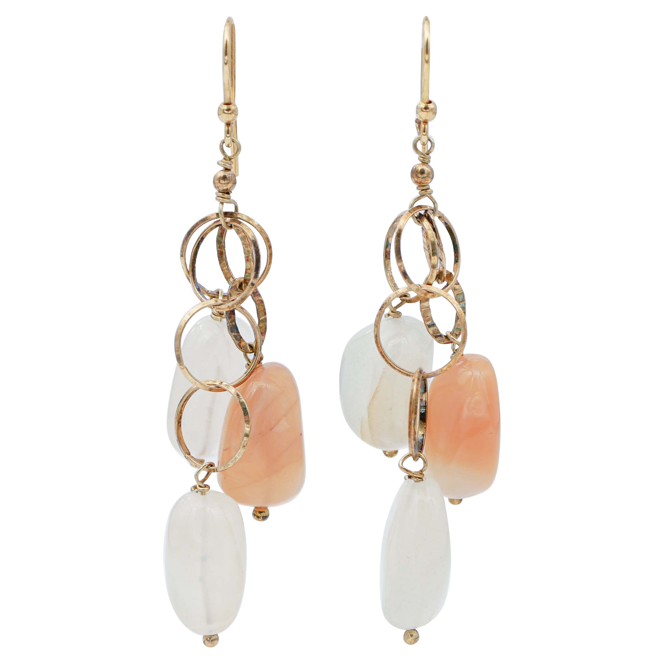 Moonstones, Retrò Earrings.