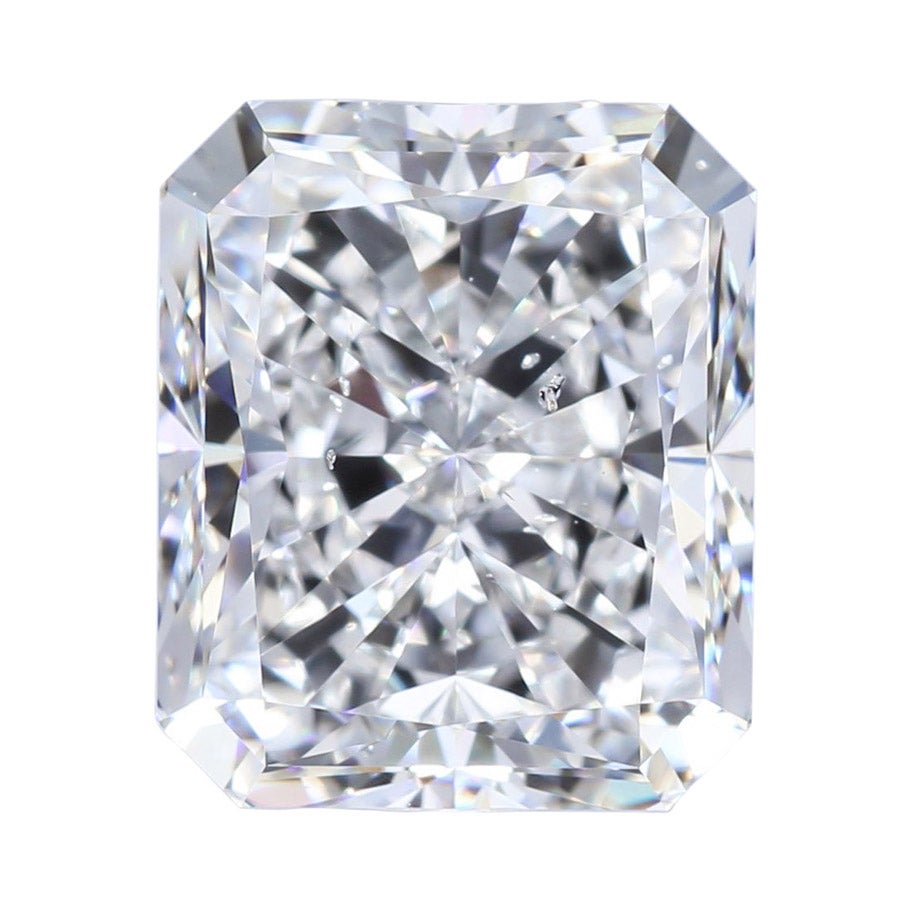 Alexander GIA Certified 5.01 Carat E SI1 Radiant Cut Diamond For Sale