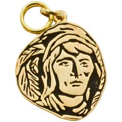 Yellow Gold WBC Osceola Florida Charm 9