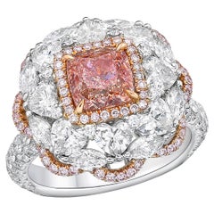 Emilio Jewelry GIA Certified 1.50 Carat Fancy Pink Diamond Ring
