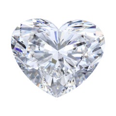 Alexander GIA Certified 4.02 Carat E VS2 Heart Cut Diamond