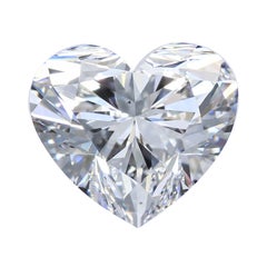 Alexander GIA Certified 4.01 Carat E VS2 Heart Cut Diamond
