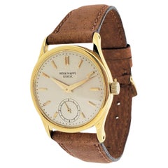 Used Patek Philippe 96J; The 1st Calatrava Watch, 4th Series, circa 1961-62