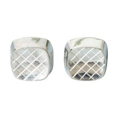 Vintage Pair of Silver Earrings by Sigurd Persson, Sweden, 1950s