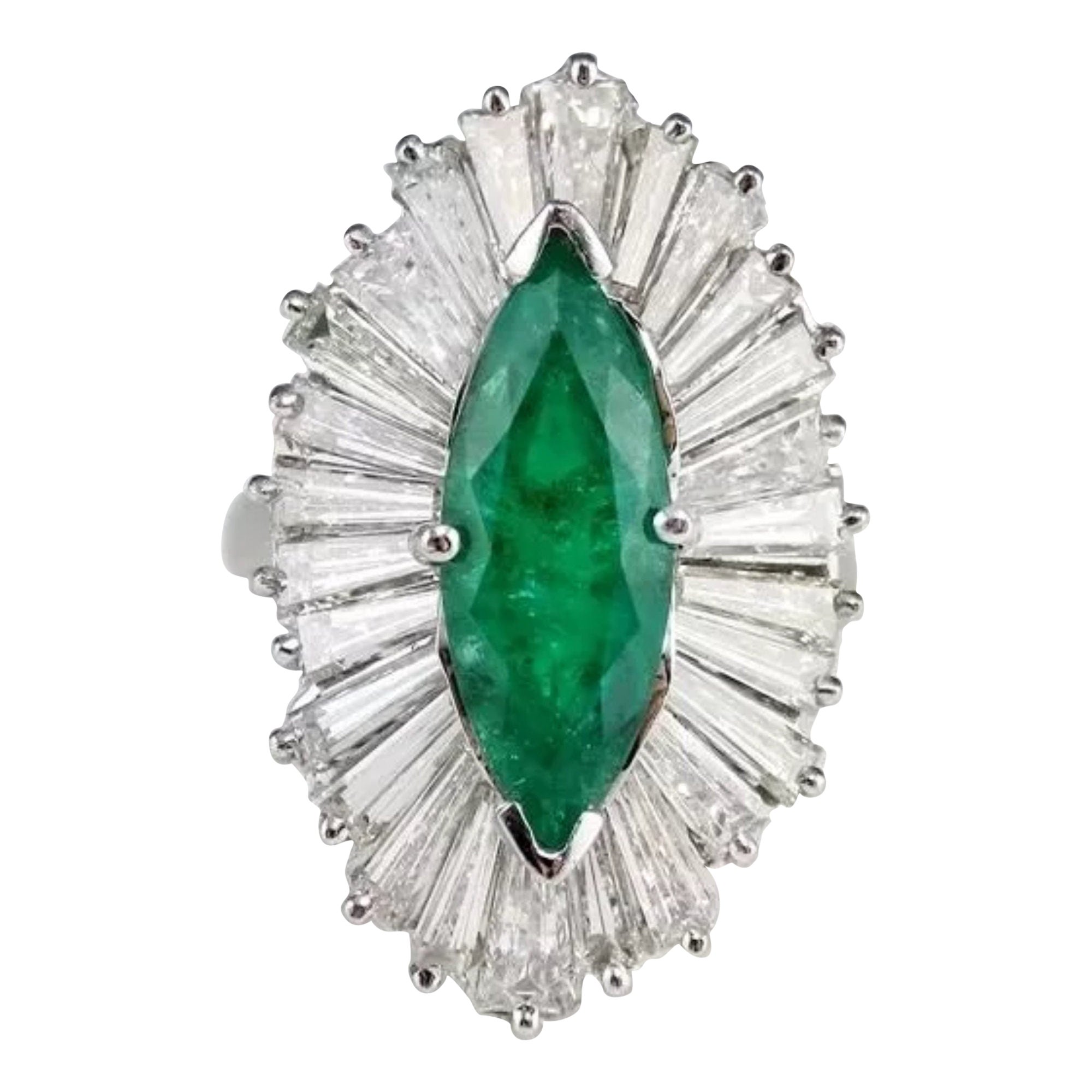 Brown Emerald Cut Diamond Engagement Ring at 1stDibs emerald brown