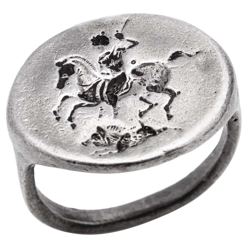 Ancient 3rd Century AD Roman Empire Jasper Good Luck Intaglio Ring at ...