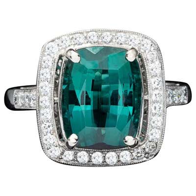 Brown Emerald Cut Diamond Engagement Ring at 1stDibs | emerald brown ...