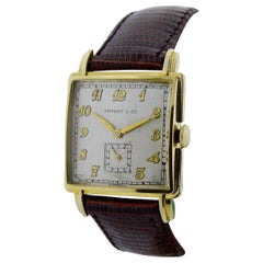 Tiffany & Co. Movado Watch Co. Yellow Gold Watch