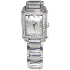 Girard-Perregaux Lady's Stainless Steel Diamond The Retro Diamond Wristwatch.