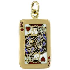 Vintage Tiffany & Co. King of Hearts Gold Charm