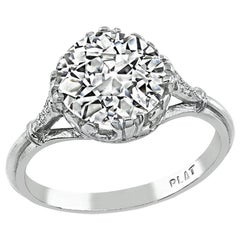GIA Certified 2.05ct Diamond Engagement Ring