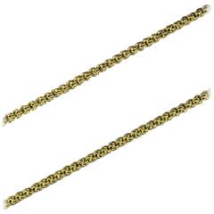 19th Century Antique French Gold Long Necklace