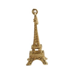 18K Yellow Gold Eiffel Tower Charm