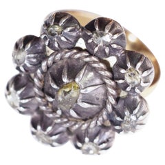 French chrysoberyl ring in gold 18 karats and in silver