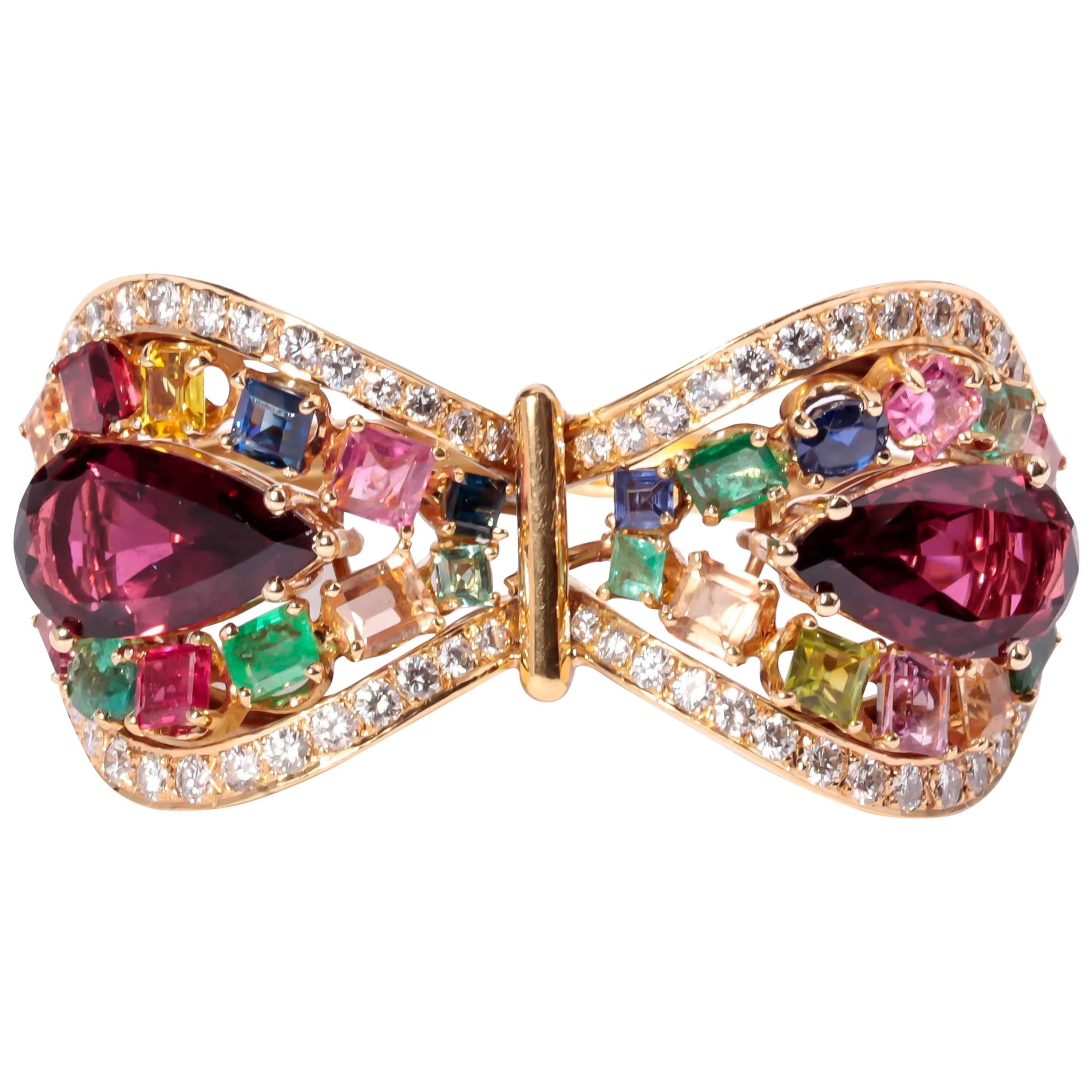 Multi Gem Bracelet For Sale