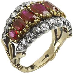 Antique Ruby Diamond Ring