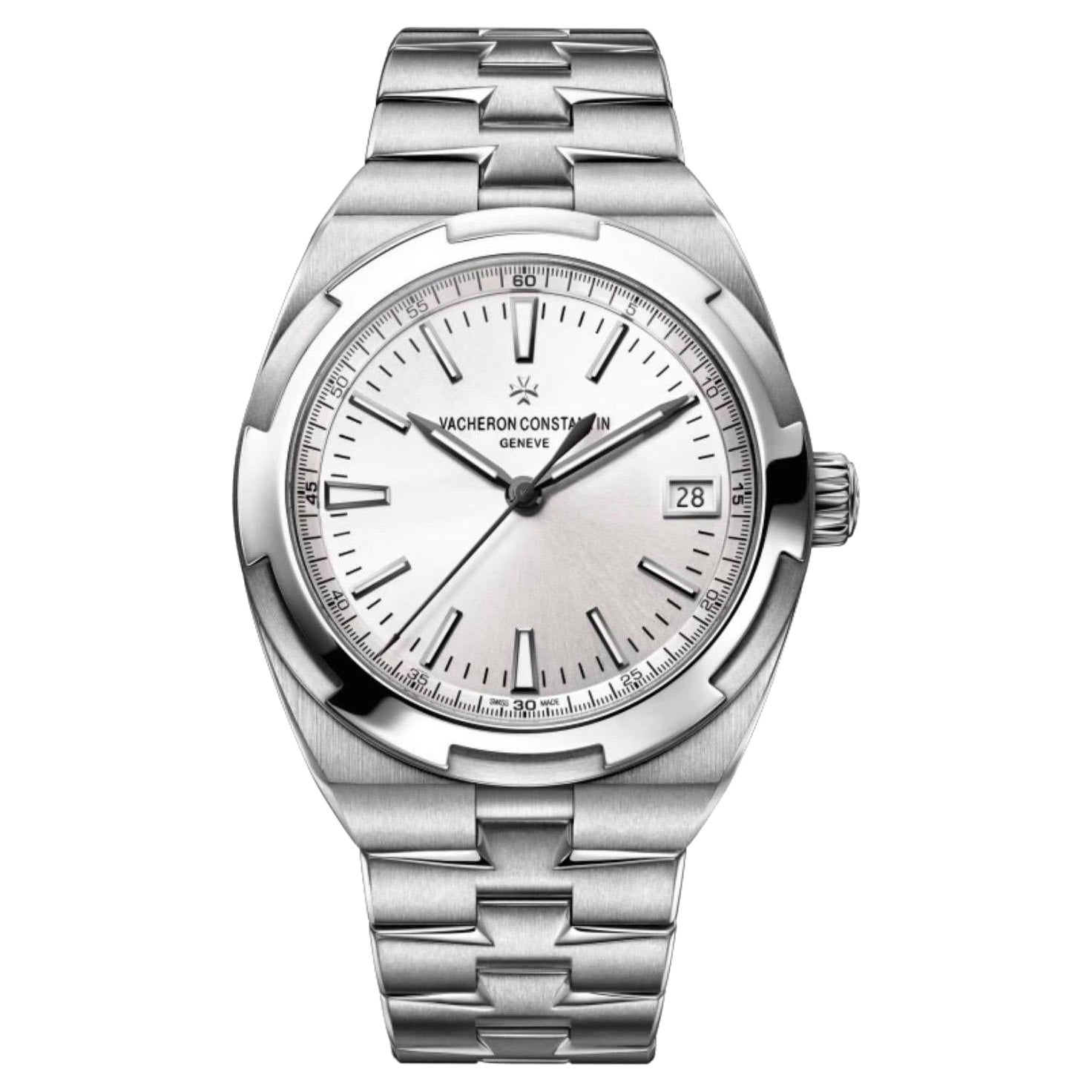 Vacheron Constantin Overseas Quartz Watch Stainless Steel with Diamond