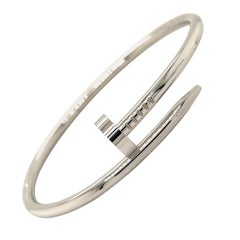 Cartier Juste Un Clou White Gold Nail Bracelet