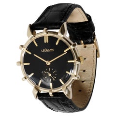 Lecoultre Ships Wheel 33745 Unisex Watch in 14kt Yellow Gold