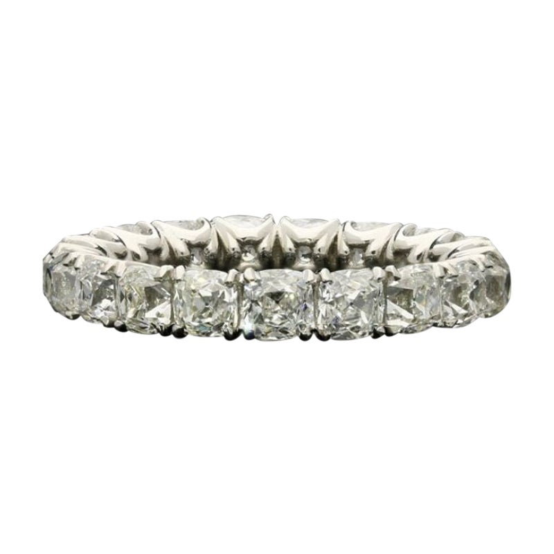 Cartier Paris 1930s Cushion Shaped Old Mine Diamond Engagement Ring For