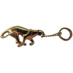 Cartier Panther Trinity Emerald Tricolor Gold Pin Brooch