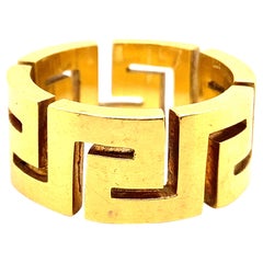 Tiffany  & Co. Zig Zag 18 Karat Yellow Gold Ring