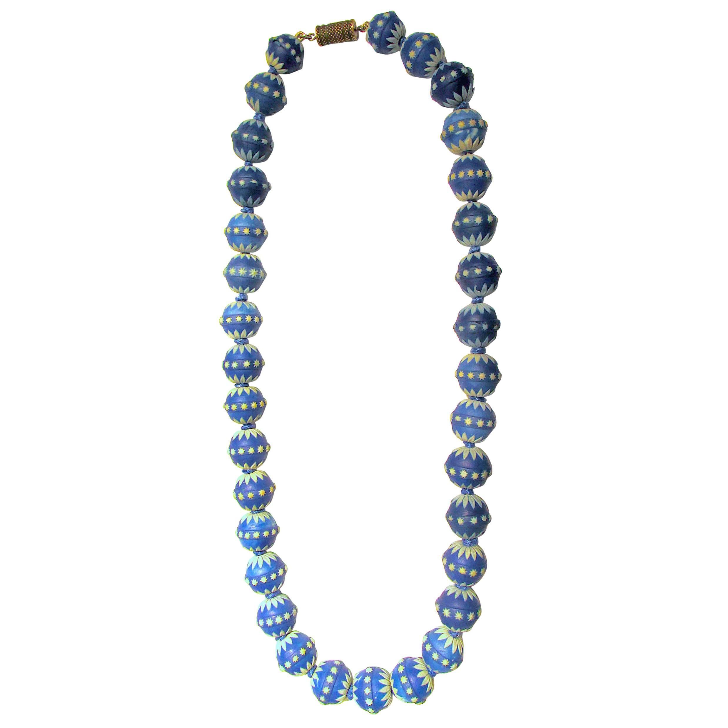 Antique Wedgwood Bead Necklace