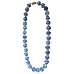 Antique Wedgwood Bead Necklace