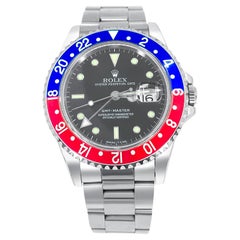 Rolex 16700 Pepsi GMT Mens Stainless Steel