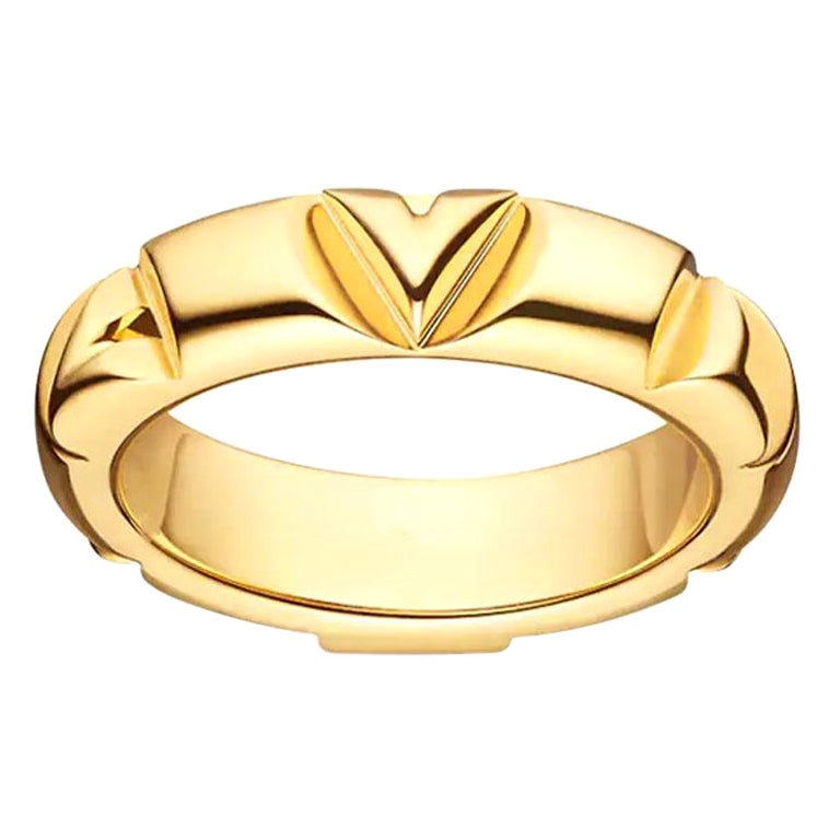 Louis Vuitton LV Volt Multi Ring 18K Gold. Size 55